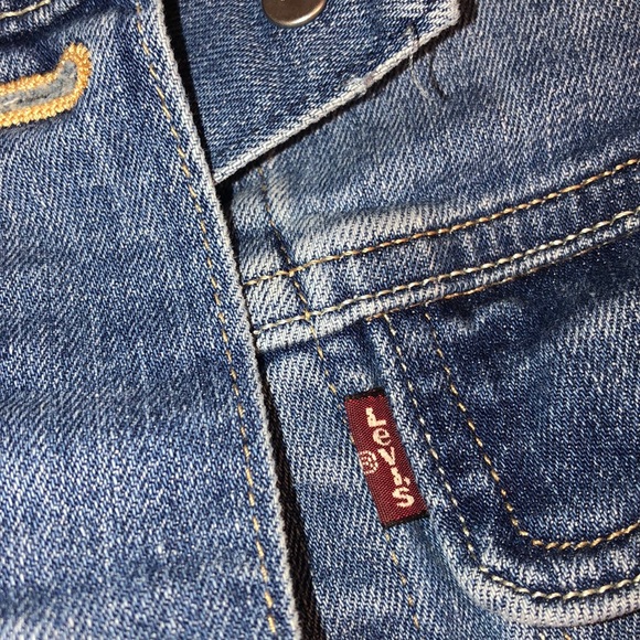 Levi’s Vest Jean Jacket Size L Color Blue - Picture 6 of 8